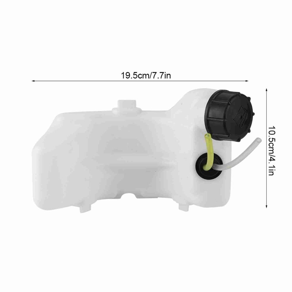 White Fuel Tank Assembly ABS Engine Fuel Tank for Honda GX25, GX25N, GX25NT HHT25S