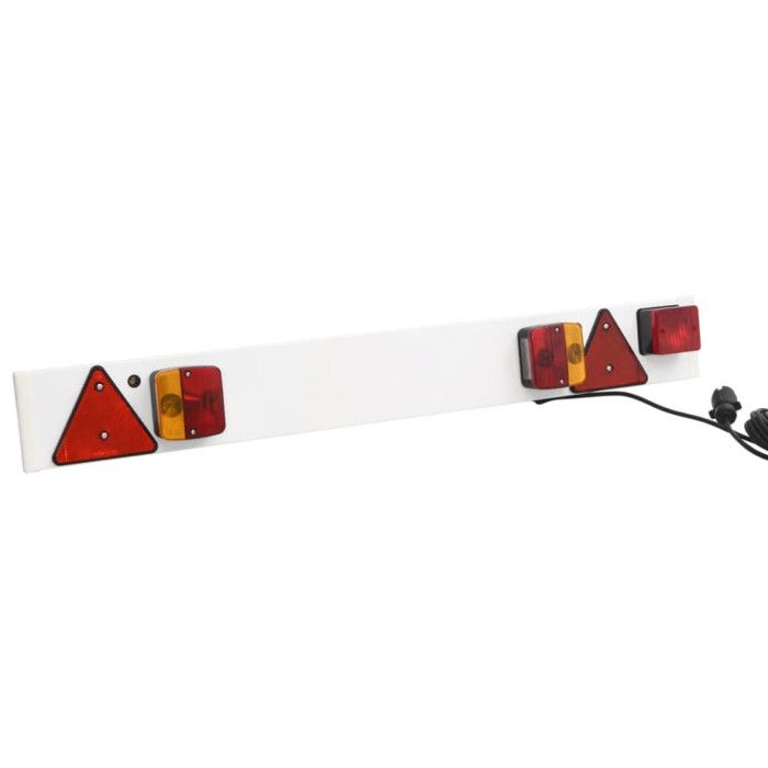Red Trailer Light 115x7x14 Cm 12V Classic Bulb