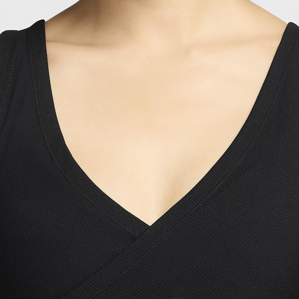 Nike One Fit Sports Fashion Quick-Dry Solid Color Soft Tank Top Women tops Black FV7888-010