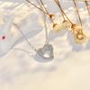 BELLA BOX New Best-selling "Love Companion" Necklace - Heart-shaped Diamond Pendant As A Valentine's Day Gift For Women