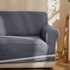 Topfinel Sofa Cover for 3-Seater Sofa with Armrests, Solid Color, Easy Installation, Stretchable,