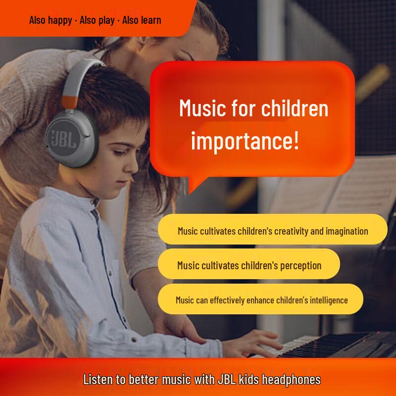 JBL JR460NC Wireless Over-Ear Noise-Cancelling Headphones