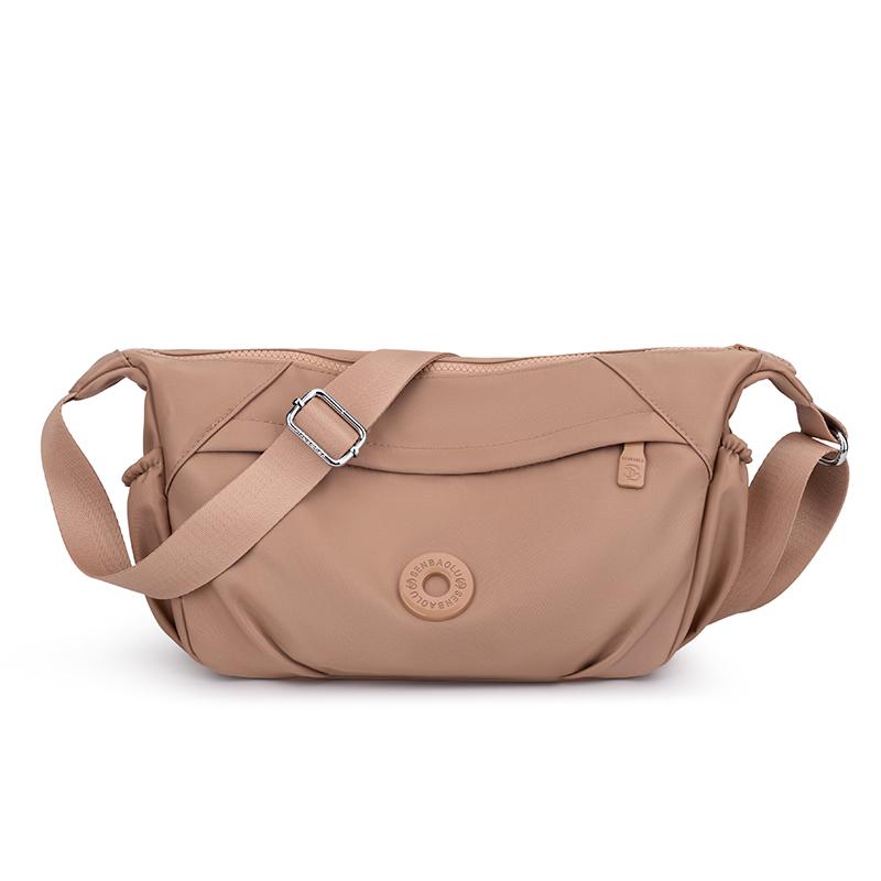 Water-Resistant Nylon Handbag Women's Lightweight Multi-Compartment Large Capacity Shoulder Bag