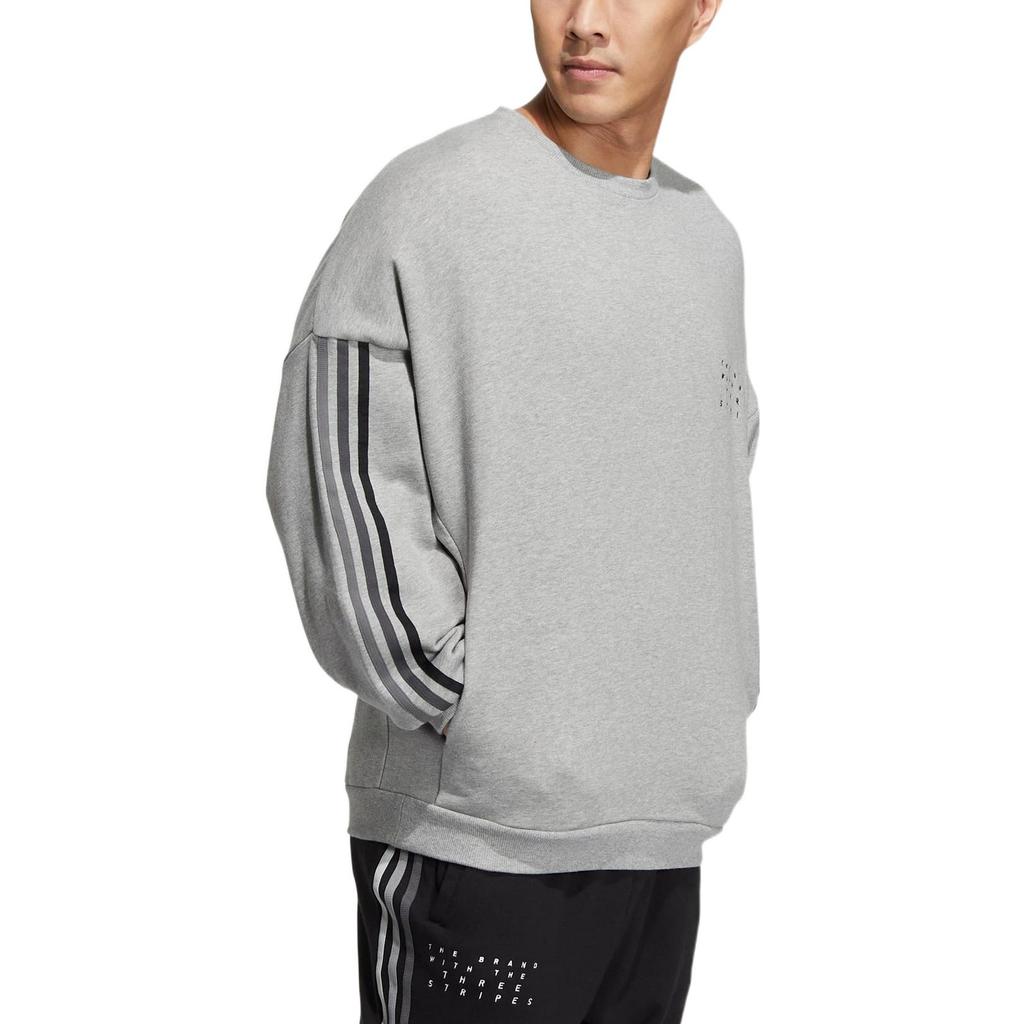 Adidas Sweatshirts Unisex Gray Crew Neck Moderate Regular HP1371