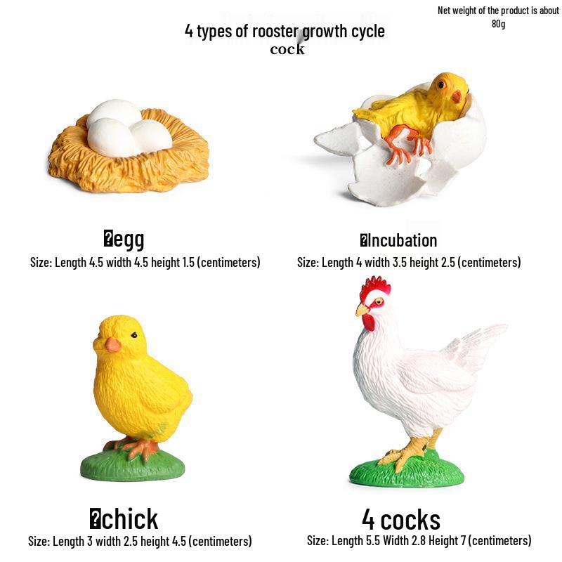 Kids' Cognitive Farm & Ranch Animal Models - Cow, Buffalo, Bison Desktop Toy Ornament