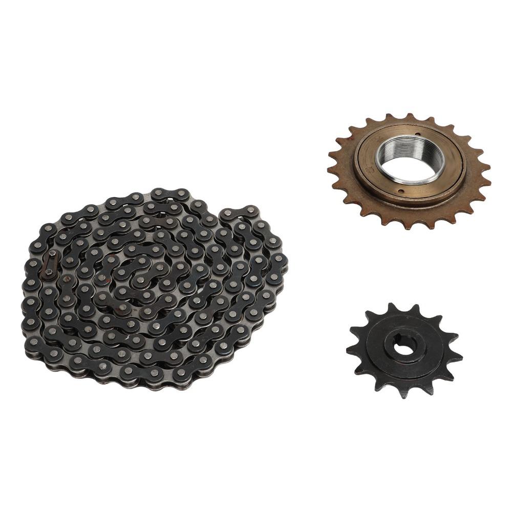 Easy Installation 410 Sprocket Set Steel Single Speed Bike Chain Kit  Chain Drive Repair