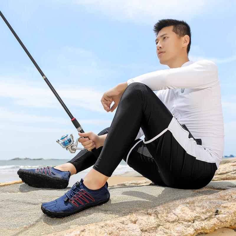 Unisex Aqua Schuhe Leicht Atmungsaktiv Outdoor Watschuhe Schnelltrocknend Strand Aqua Schuhe zum Schwimmen Surfen Kajakfahren Übergröße 36-46