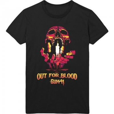 Sum 41 Unisex Adult Out For Blood Back Print Cotton T-Shirt