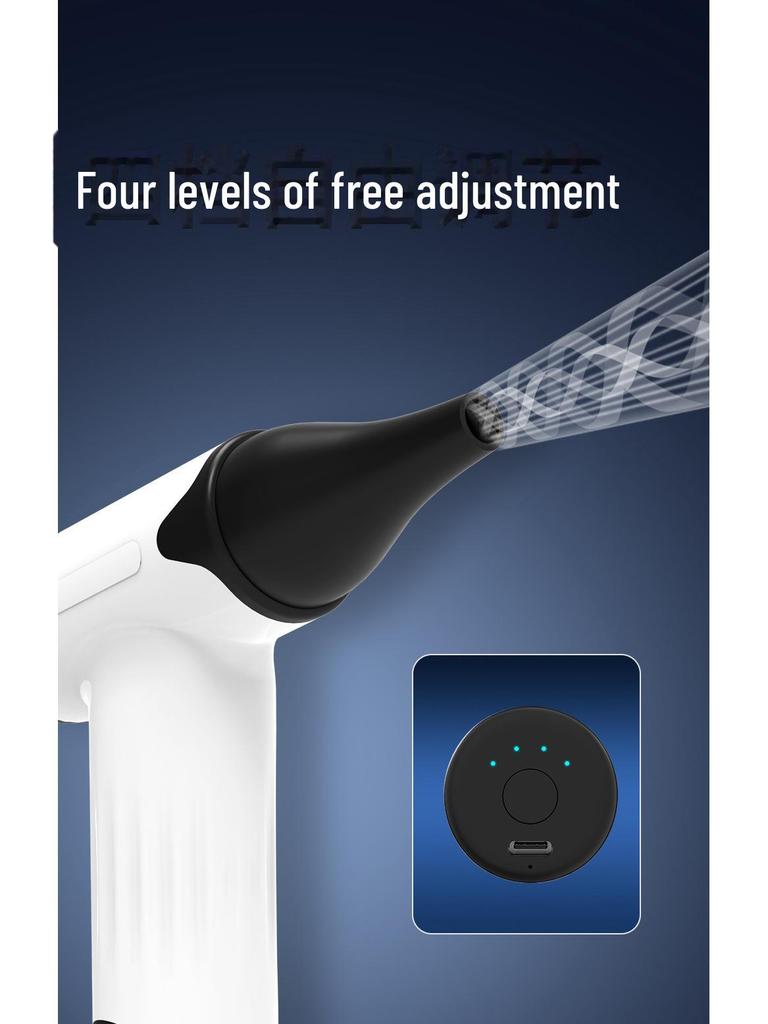 High-Speed Turbine Hair Dryer & Rechargeable Leafless Fan Combo