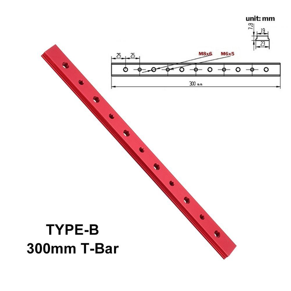 Professional Grade Aluminium Alloy T Track Miter Jig Tool 100 450mm Length