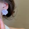 5 Pairs Acrylic Acrylic Flower Stud Earrings Pearl Korean Style Earrings  Holiday