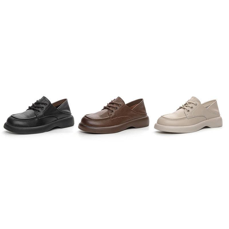 New Retro Loafers Thick-soled Shoes Versatile Women's Shoes