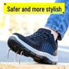 Atmungsaktive Antistatische Durchtrittsichere Anti-Quetsch-Sicherheitsarbeitsschuhe mit Fly-Knit