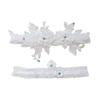 Wedding Lace Garter Ring Rhinestones Thigh Leg Belt Fashion Bride Thigh Garter  For Women