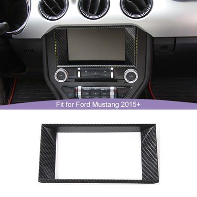 Automobilių navigacijos dekoratyvinių skydelių dekoravimo lipdukai, tinkantys Ford Mustang 2015 Up ABS vidaus priedams