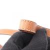 Used CELINE Triomphe Shoulder Bag PVC coated canvas leather Beige Brown Used Women