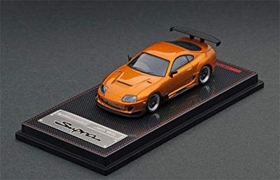 Toyota Supra RZ Orange Metallic 1/64 (JZA80)