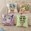 Vocaloid Gumi Megpoid Echo Cushion Cover Decorative Pillowcase Soft Short Plush Cozy Durable Sofa Home Decor Items Gift