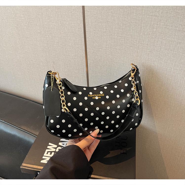 Summer 2026 Polka Dot Underarm Bag – Stylish, Cute, Versatile, and Casual Coin Purse for Women