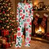 Women's Christmas Print Long Sleeve 2 Piece Set with Casual Pants
