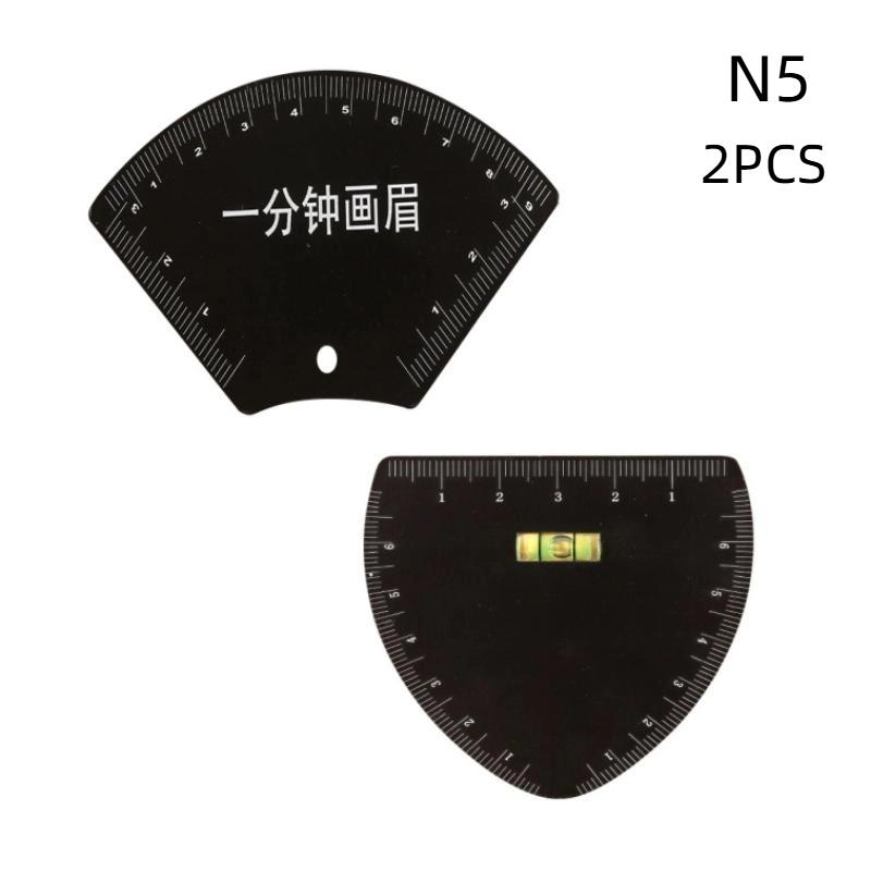 Stainless Steel Fast Drawing Eyebrow Design Ruler Microblading Mapping Tool Shaping Permanent Makeup Drawing Guide Ruler Tattoo