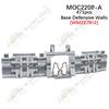 Military Architecture MOC Building Blocks DIY Base Defense Wall Postwar Breakage House Scene Model Assembly Bricks Toys For Kids