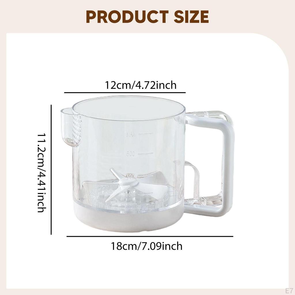 Kubek do mieszania jajek Ubijaczka Trzepaczka Mikser ręczny do napojów Ciasta