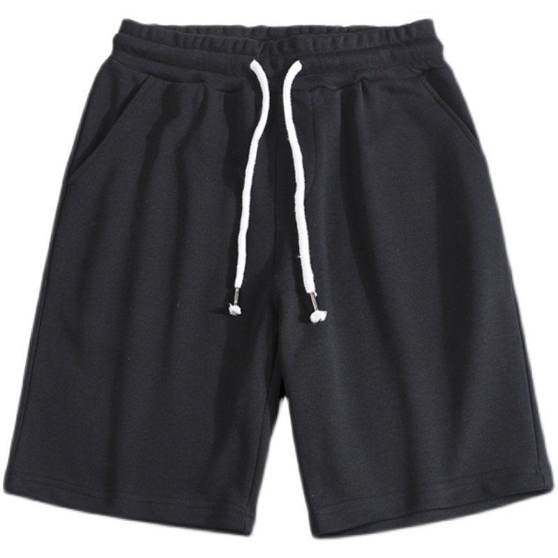 Export Balance Cargo with Logo Cut off Men Fashion Brands Casual Shorts Summer Sports Loose Half Length Middle Pants Terry Cotton Beach Pants