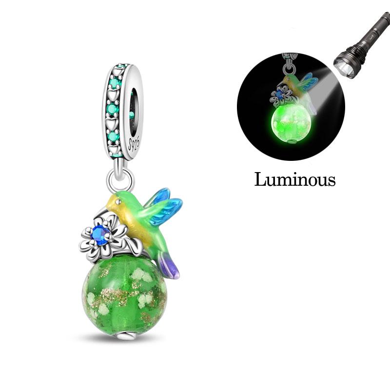 925 Silver Green Series Longing For The Tree Of Free Life Charms Beads For Women Fit Bracelet DIY Jewelry Gift