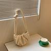 Bag Women 2025 Spring New Design Folded Dumpling Bag Fashion One Shoulder Oblique Span Small Bag Women