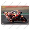 Racing Driver & Rally Metal Tin Signs for Bar Man Cave