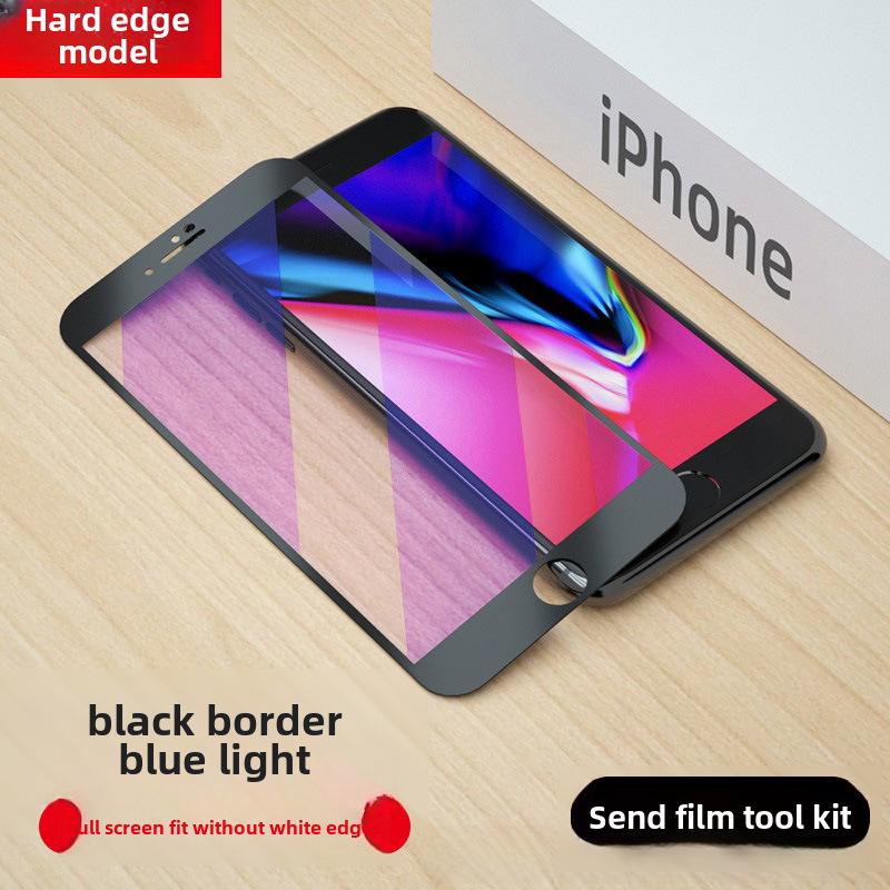 Ochranné tvrzené sklo pro iPhone 6s/7 Plus/8 Plus/SE 2/SE 3 - Pokrytí celého okraje (K dispozici v černé/bílé barvě)