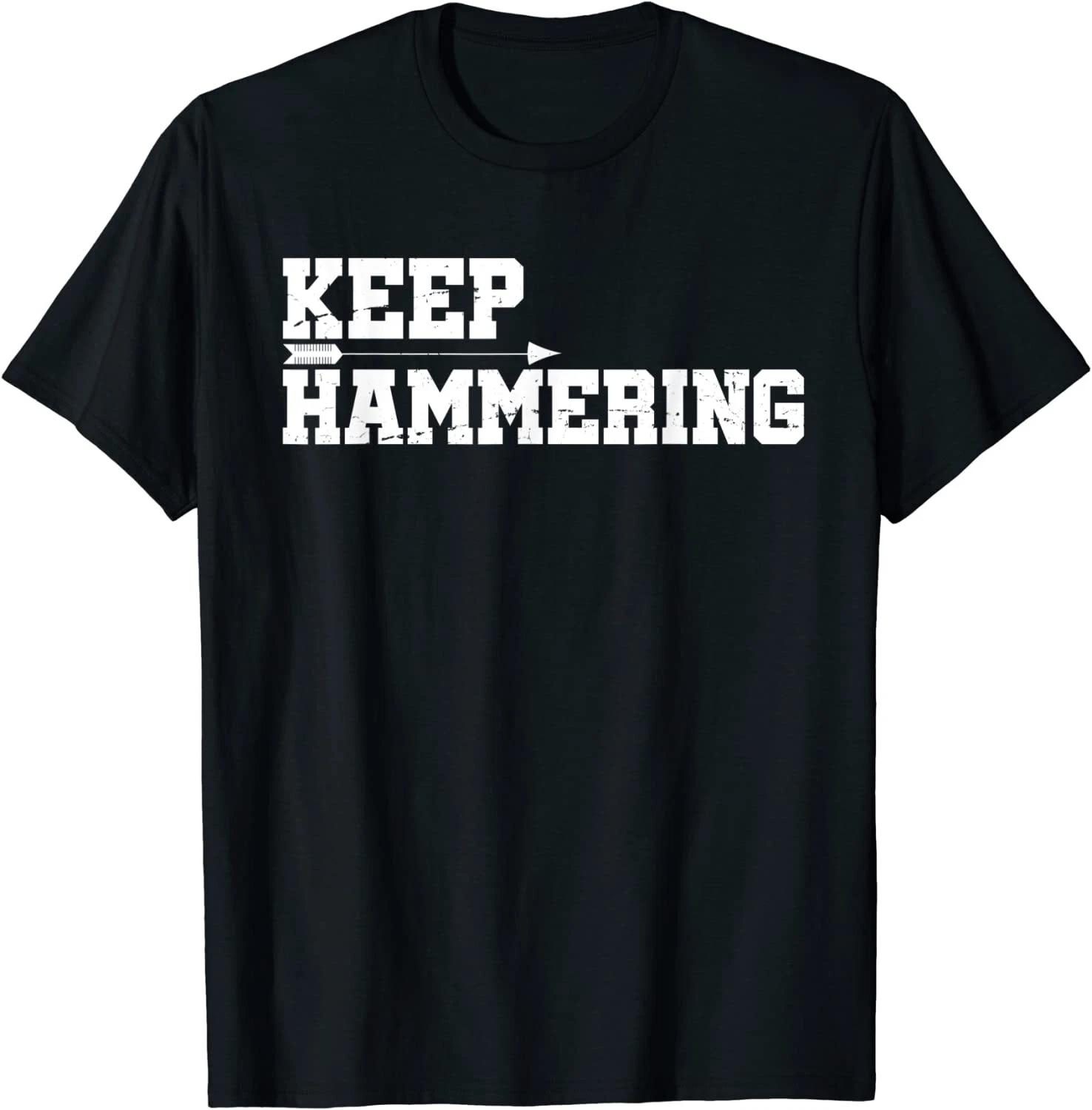 Keep Hammering Archery Motivational, Archery Bow Hunting T-Shirt XXXL