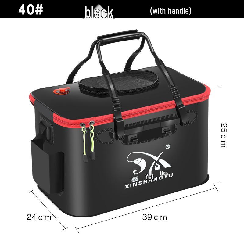 Foldable EVA Fish Keeper Bucket - Thickened Waterproof Fishing Gear