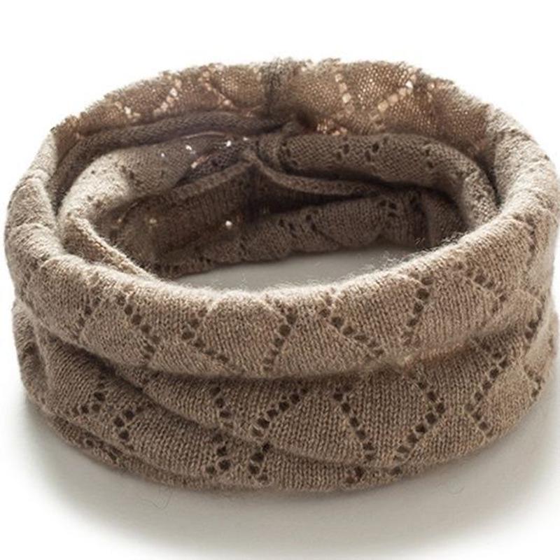 Unisex High-End Knit Neck Warmer: Faux Collar Pullover Scarf for Men & Women - Autumn/Winter