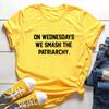 On Wednesdays We Smash The Patriarchy Shirt Feminism Shirt Women's March Tshirt Liberal Shirt Feminist Shirt Girl Power Shirt