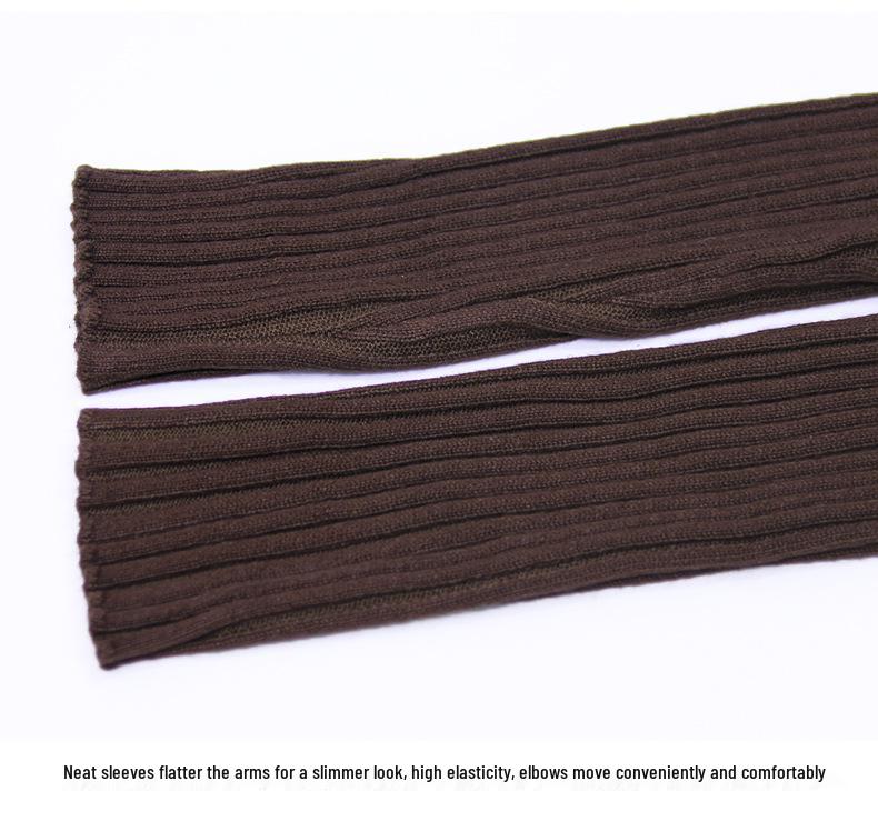 2025 Autumn Slim Fit Knit Cardigan & Floral Midi Skirt Set