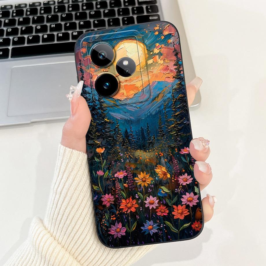 For Realme GT7 Case RealmeGT 7T New Candy Painted Back Cover Shockproof Soft TPU Phone Case For Realme GT 7 Pro GT7 T GT7T Shell