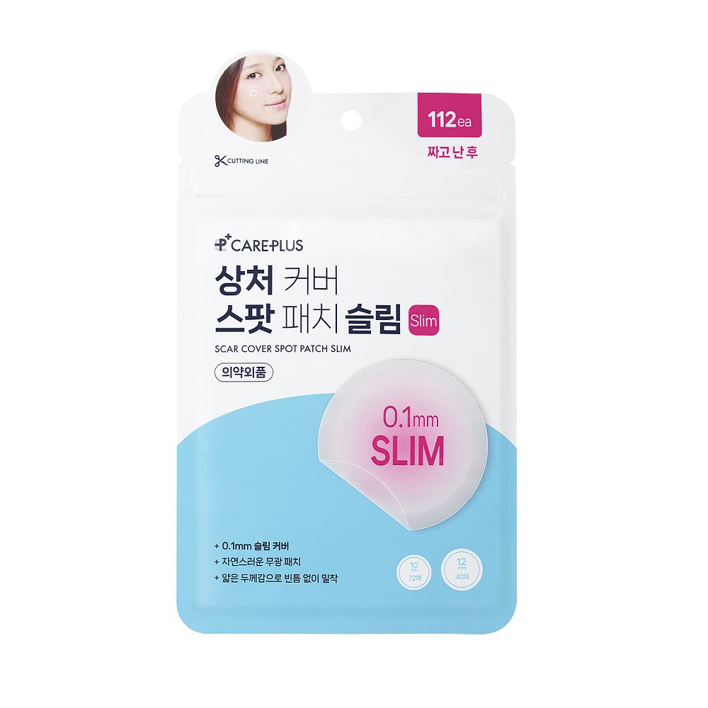 

Care Plus Scar Cover Spot Patch Slim, 112pcs - Thin Hydrocolloid Patch, Korean 112pcs