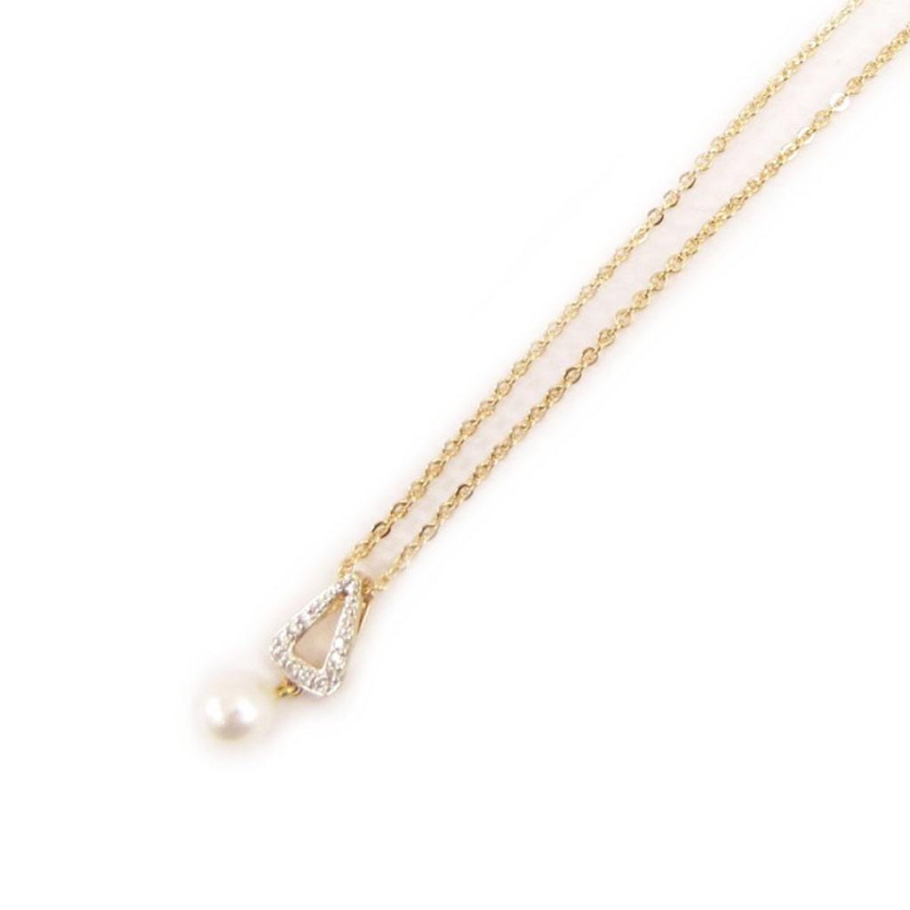 Altesse [L0685] - Ivory 'Pearl Beauty' Gold Plated Necklace