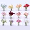 Doll House Miniature Mini Potted Flowers Green Potted Plant Model Toys For Dollhouse Accessories Decoration