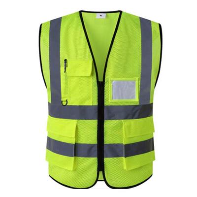 Multi-Pocket Reflective Work Vest