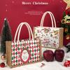 1 Christmas Gift Bag Packaging Box, Santa Claus Gift Bag, Christmas Eve Apple Gift Bag, Tote Cloth Bag