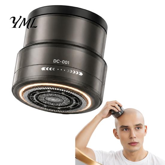 Portable Grooming Tool Electric Bald Head Shaver, Beard Trimmer with Digital Display, 360 Degree Wet Dry Shaver Floating Rotary for Men Face Groomer