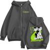 Anime The Guy She Was Interested in Wasn't A Guy At All Zipper Hoodies Men Women Harajuku Zip Up Hooded Sweatshirts Jackets Coat
