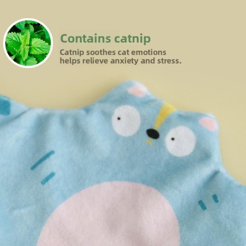 2pcs Little Flying Squirrel Cat Toy Catnip Simulation Interactive Plush Tail Pet Toy