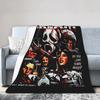 Scream Movie Horror Warm Blanket  Children Plush Throw Blanket Novelty Outdoor Flannel Bedspread Sofa Bed Cover