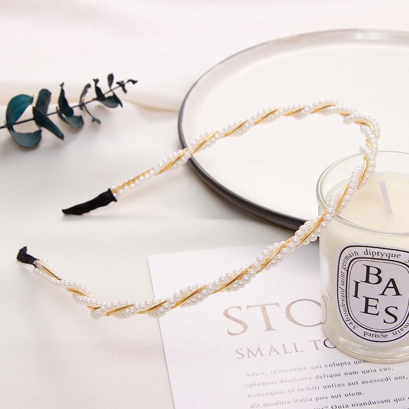 23 Stiluri Bentițe de Păr cu Perle Simulate Femei Accesorii de Păr Coreean Handmade Fundă Floare Cercuri Bandă de Păr Ornamente Nuntă Nou