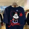 T-shirt Grafica Disney Minnie Mouse Donna Uomo Cotone Manica Corta Maglietta Stampa Cartone Animato Oversize Casual Top Estivo 2026 Moda Y2k