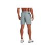 Under Armour Solid Color Elastic Waist Straight Leg Sports Shorts Men Bottoms Harbor-Blue 1373780-465